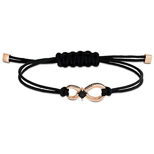 SWAROVSKI Women's Infinity Bracelet Collection, Rose Gold Tone & Rhodium Finish - JOY2ESpree