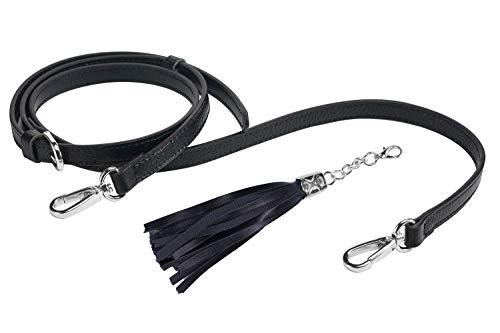 LIVE UP Full Grain Leather Adjustable Replacement Strap Cross Body Bag Purse, 43-51 Inch