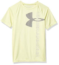
                        
                          Load image into Gallery viewer, Under Armour Boys' Tech Split Logo Hybrid T-Shirt - JOY2ESpree
                        
                      