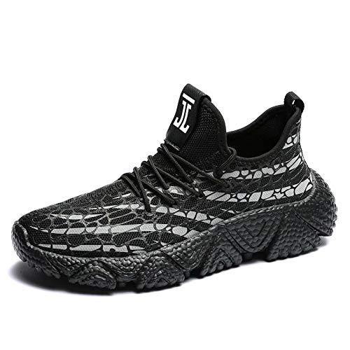 KEEZMZ Men's Running Shoes Fashion Breathable Sneakers Mesh Soft Sole Casual Athletic Lightweight