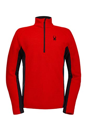 Spyder Active Sports Men's Outbound Half Zip Mid-Weight Mock Neck Sweater