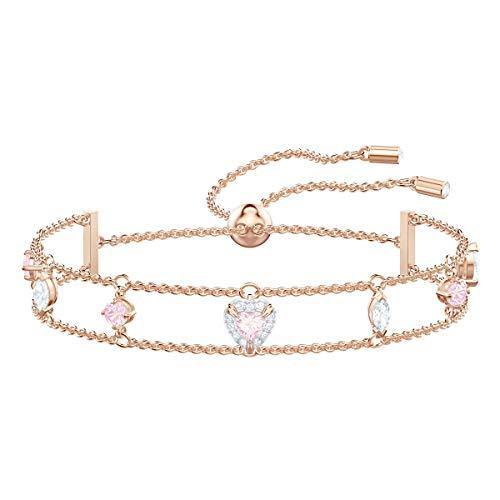 SWAROVSKI Women's One Heart Crystal Jewelry Collection, Rose Gold Tone Finish - JOY2ESpree
