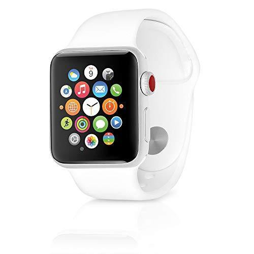 Apple Watch Series 3 (GPS + Cellular, 38MM) - Space Gray Aluminum Case with Black Sport Band (Renewed) - JOY2ESpree