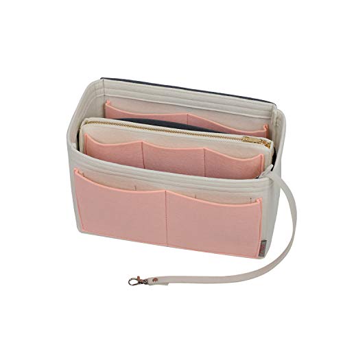 Purse Organizer Insert, Felt Bag organizer with zipper, Handbag & Tote Shaper, For Speedy Neverfull Tote, 5 Sizes