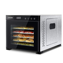 
                        
                          Muat gambar ke penampil Galeri, COSORI Premium Food Dehydrator Machine(50 Free Recipes), 6 Stainless Steel Trays with Digital Timer and Temperature Control - JOY2ESpree
                        
                      