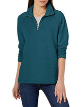 
                        
                          गैलरी व्यूवर में इमेज लोड करें, Jag Jeans Women's Theresa Quarter Zip Brushed Terry Top
                        
                      