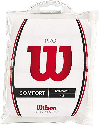 Wilson Pro Overgrip-Comfort 12 Pack. White - JOY2ESpree