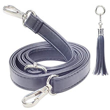 
                        
                          Muat gambar ke penampil Galeri, SUPXINJIA Leather Purse Strap Replacement - Adjustable for Handbags Crossbody or Shoulder Bags 34-59 Inch Long, 0.7 Inch Wide, Black with Gold Clasp
                        
                      