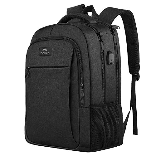 Matein Travel Laptop Backpack, Business Anti Theft Slim Durable Laptops Backpack