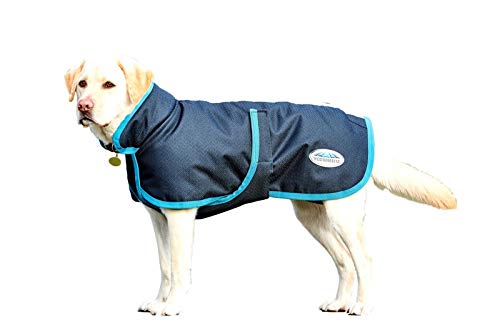 Weatherbeeta Parka 1200D Deluxe Dog Coat (20", Navy/Grey/White)
