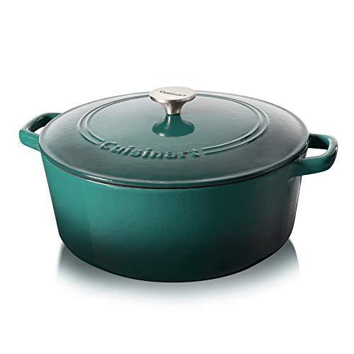 Cuisinart Cast Iron Casserole, Terracotta Orange, 7-Quart - JOY2ESpree