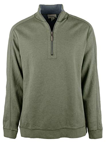 Men's Big and Tall Flipsider Half-Zip Reversible Sweatshirt