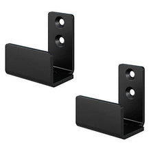 
                        
                          Load image into Gallery viewer, FaithLand Sliding Barn Door Floor Guide, Bottom Adjustable Floor Guide Roller, Black
                        
                      
