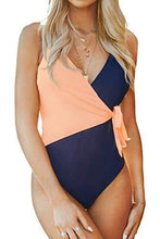
                        
                          Load image into Gallery viewer, CUPSHE Women's One Piece Swimsuit Wrap Tie Side Cross Back Swimwear Bathing Suits - JOY2ESpree
                        
                      