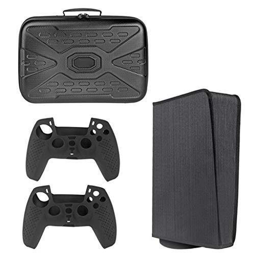 Oranmay Dust Cover for Ps5 Console, Host DustProof Cover Skin Soft Protector Sleeve for PS5 Play-Station 5 Console - Black - JOY2ESpree