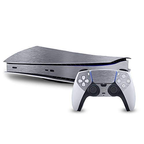3D Carbon Fiber Gold - Air Release Vinyl Decal Mod Kit for PlayStation 5 Digital Edition (PS5D) console by System Skins - JOY2ESpree