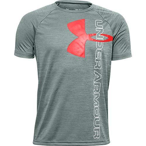 Under Armour Boys' Tech Split Logo Hybrid T-Shirt - JOY2ESpree