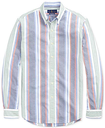 Ralph Lauren Mens Logo Button-Down Dress Shirt