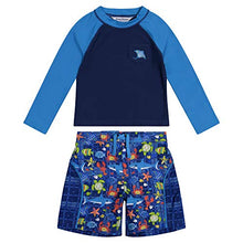 
                        
                          गैलरी व्यूवर में इमेज लोड करें, Tommy Bahama Boys' Long Sleeve Rashguard and Trunks Swimsuit Set
                        
                      