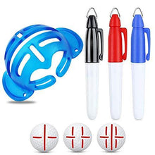 
                        
                          गैलरी व्यूवर में इमेज लोड करें, FINGER TEN Golf Ball Marker Line Drawing Tool 4 Color Value Pack Template Liner Stencil Putt Alignment - JOY2ESpree
                        
                      