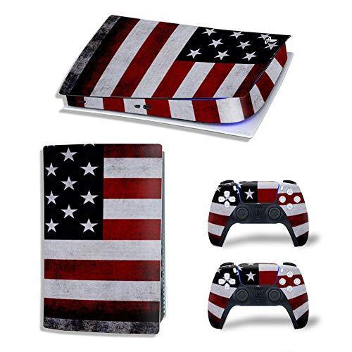 Decals Cover Whole Body Skin Protector for PS5 Playstation 5 Console Wrap Sticker Skin with 2 Wireless DualSense Controller Decal - JOY2ESpree