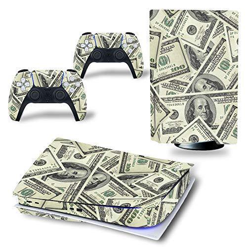 Decals Cover Whole Body Skin Protector for PS5 Playstation 5 Console Wrap Sticker Skin with 2 Wireless DualSense Controller Decal - JOY2ESpree