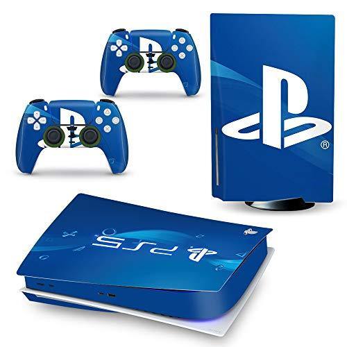 Decals Cover Whole Body Skin Protector for PS5 Playstation 5 Console Wrap Sticker Skin with 2 Wireless DualSense Controller Decal - JOY2ESpree