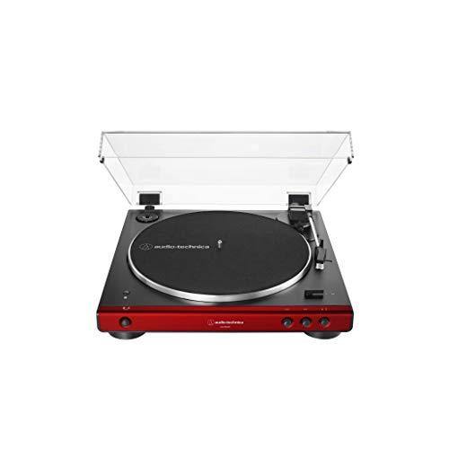 Audio-Technica AT-LP60XBT-BK Fully Automatic Wireless Belt-Drive Turntable (Black) (ATLP60XBTBK) - JOY2ESpree
