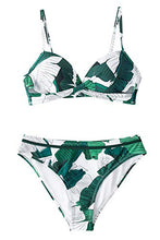 
                        
                          Muat gambar ke penampil Galeri, CUPSHE Women's Wrap Top Floral Bottom Bathing Suit Two Piece Sexy Swimsuit
                        
                      