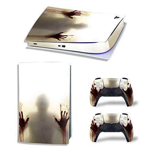 Decals Cover Whole Body Skin Protector for PS5 Playstation 5 Console Wrap Sticker Skin with 2 Wireless DualSense Controller Decal - JOY2ESpree
