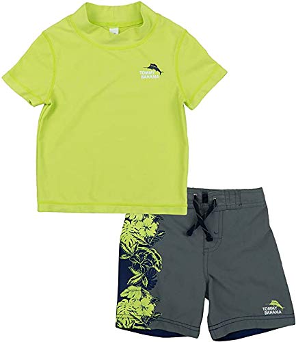 Tommy Bahama Boys' Rashguard and Trunks Swimsuit Set