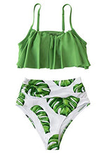 
                        
                          Muat gambar ke penampil Galeri, CUPSHE Women's High Waisted Falbala Bikini Set
                        
                      