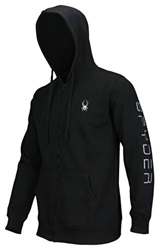 Spyder Men's Logo Full Zip Hoodie, Color Options