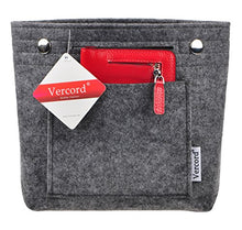 
                        
                          画像をギャラリービューアに読み込む, Vercord Felt Tote Handbag Purse Pocketbook Organizer Insert Divider Shaper Bag in Bag
                        
                      