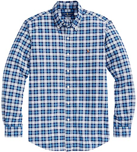Ralph Lauren Mens Logo Button-Down Dress Shirt