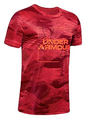 Under Armour Boys' Tech Big Logo Printed Short Sleeve Gym T-Shirt