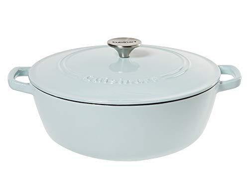 Cuisinart Cast Iron Casserole, Terracotta Orange, 5.5 Quart - JOY2ESpree