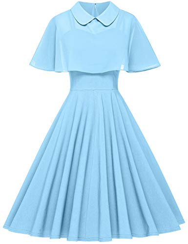 GownTown Women's 1950s Cloak Two-Piece Cocktail Dress