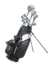 
                        
                          Cargar imagen en el visor de la galería, Precise AMG Ladies Womens Complete Golf Clubs Set Includes Driver, Fairway, Hybrid, 6-PW Irons, Putter, Stand Bag, 3 H/C's - Choose Color and Size! - JOY2ESpree
                        
                      