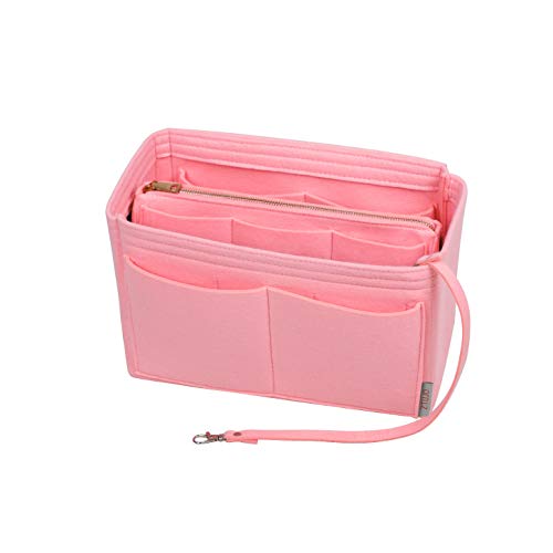 Purse Organizer Insert, Felt Bag organizer with zipper, Handbag & Tote Shaper, For Speedy Neverfull Tote, 5 Sizes