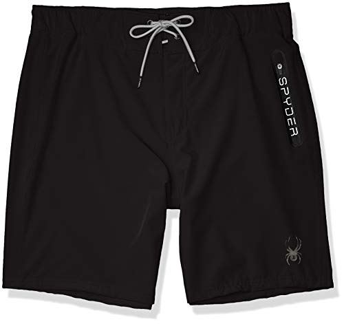 Spyder Men's 9" Laser Cut Zip Logo Hybrid Board Short