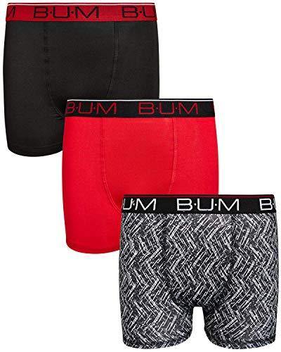B.U.M. Equipment Boys Performance Dry-Fit Compression Boxer Briefs (3 Pack) - JOY2ESpree