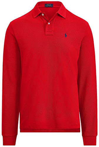 POLO RALPH LAUREN Men's Long Sleeve Mesh Polo Shirt