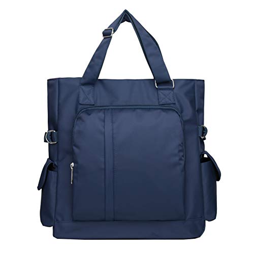 Canvas Tote Bag Waterproof Nylon Multi Pocket Shoulder Bags Laptop Work Bag Teacher Purse and Handbags for Women & Men