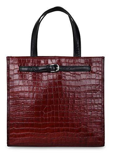Antonio Valeria Emma Croco Print Leather Tote Bag For Women - JOY2ESpree