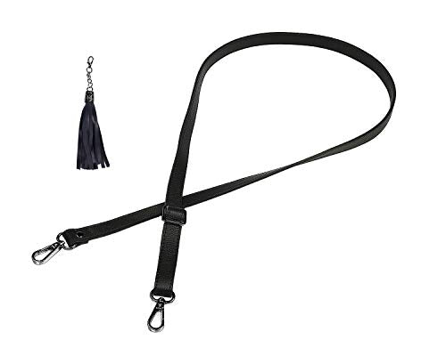 VanEnjoy Full Grain Leather Adjustable Replacement Strap for Crossbody Bag Purse, 26-51"Long 0.71"Wide