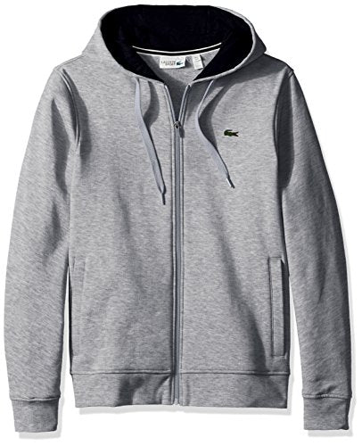 Lacoste Mens Sport Long Sleeve Fleece Full Zip Hoodie Sweatshirt