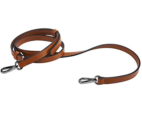 LIVE UP Full Grain Leather Adjustable Replacement Strap Cross Body Bag Purse, 43-51 Inch