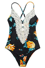 
                        
                          Muat gambar ke penampil Galeri, CUPSHE Fashion Women's Ladies Vintage Lace Bikini Sets Beach Swimwear Bathing Suit
                        
                      