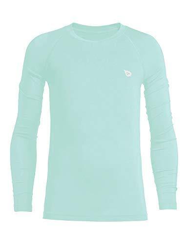 BALEAF Youth Boys'/Girls' Thermal Compression Sports Shirts Long Sleeve Fleece Base Layer Crew Neck